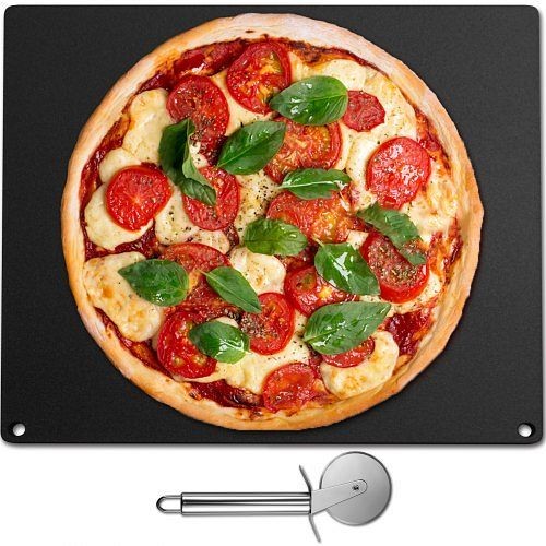 VEVOR Steel Pizza Baking Plate Baking Steel Pizza 16.1" x 14.2" x 0.4" A36 Steel, PSG4136CM10MMM9BEV0