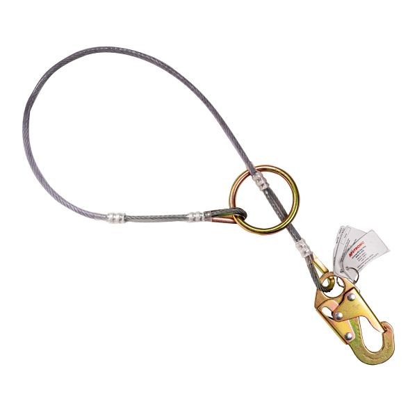 KStrong 4 ft. Coated Wire Anchor Sling with Snap Hook and Large O-ring (ANSI), UFA710004