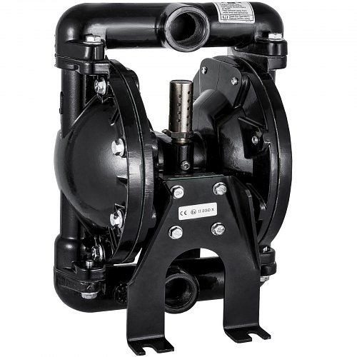 VEVOR 35 GPM Air-Operated Double Diaphragm Pump 1" Inlet And Outlet, YBGMBQBY4-25L0001V0