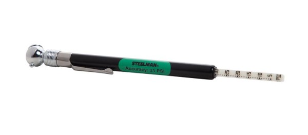 STEELMAN 5-50 PSI Pencil Style Tire Air Pressure Gauge, 97813