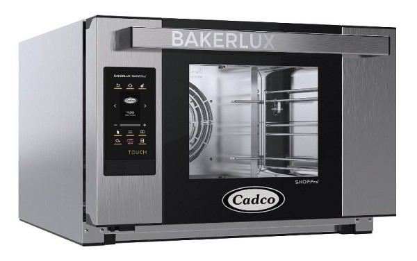Cadco Bakerlux Half Size Digital Convection Oven, TOUCH Panel, 3 Shelf, XAFT-03HS-TD