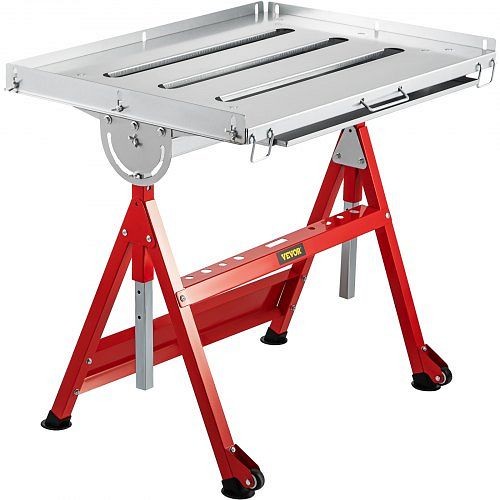 VEVOR Welding Table Folding Workbench 30" x 20" Adjustable Welding Workbench, HJTYCYBD130209VOLV0
