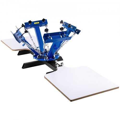 VEVOR 4 Color 2 Station Silk Screen Printing Machine Press Equipment T-Shirt DIY, NS402-SSYJ0000001V0