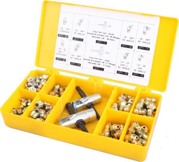 ProLube SAE Grease Fitting Assortment, 101pc with Box, 43977
