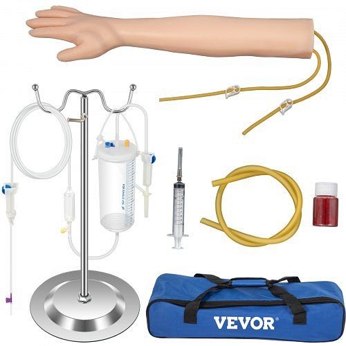 VEVOR Intravenous Practice Arm Kit Made of PVC, Latex Material Phlebotomy Arm, JXMXJMCCXLZS00001V0