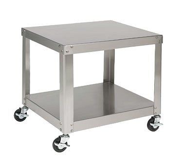 Univex 24" for Mixer / Slicer Equipment Stand, with under shelf & locking casters, for use with small mixers, Height: 22", S-1A