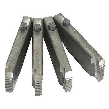 Rothenberger Pipe Threading Dies, High Speed Steel, for Nominal Pipe Size 1" to 1 1/4", 4 Pieces in Set, 00023