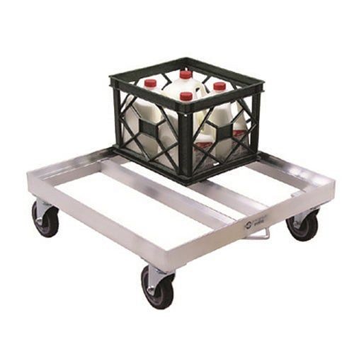 New Age Industrial Milk Crate Dolly, Open Frame, 26-3/4"W x 9"H x 26-3/4"D, 1622