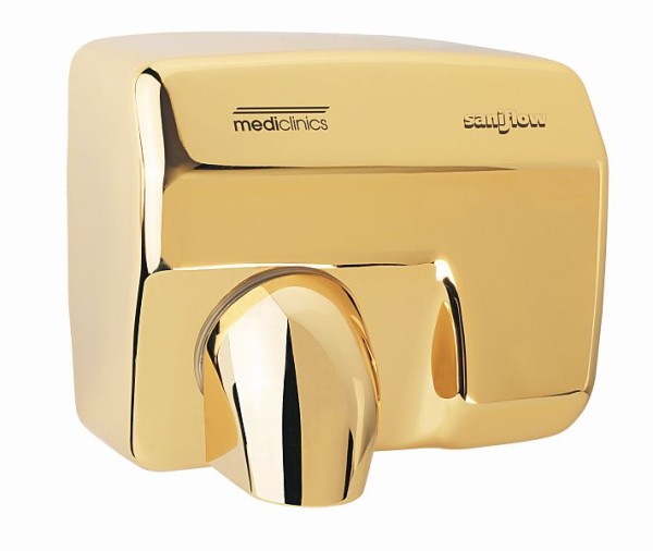 Saniflow Automatic, hand dryer, Gold plated, E88AO-UL