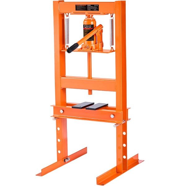 VEVOR Hydraulic Shop Press, 6 Ton H-Frame Hydraulic Garage/Shop Floor Press, QJDSQCYYJCS6T0LECV0