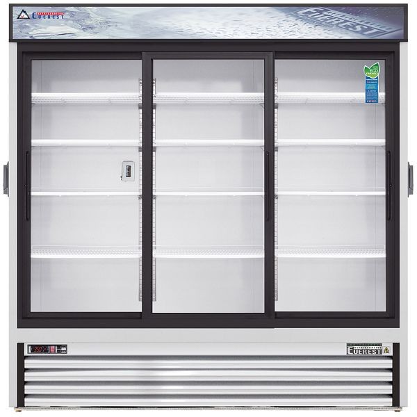 Everest Refrigeration 3 Door Chromatography Refrigerator (Sliding Doors), 69 cu ft, EMGR69C