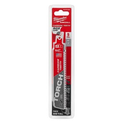 Milwaukee The Torch Carbide Teeth 7T 6L, Pack of 5, 48-00-5501