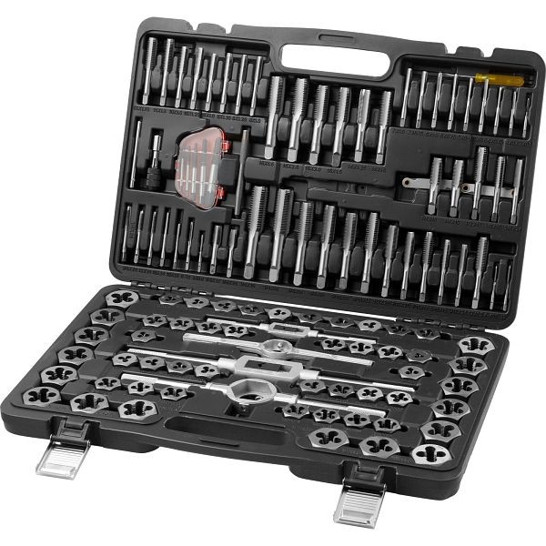 VEVOR Tap and Die Set, 116-Piece Include Metric and SAE Size, SZHMJZSZBY116ORORV0