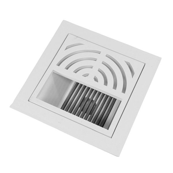 Jones Stephens 2" x 3" PVC Pipe Fit Floor Sink with 1/2 Top Grate and Dome Bottom Grate, S59042