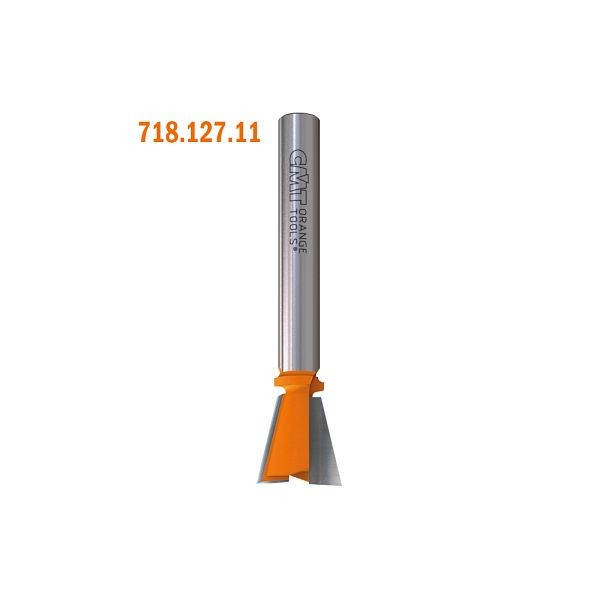 CMT Orange Tools Dovetail Bit 1/2" Shank, 7.5° Angle, 1/4'' Diameter, 2-1/2'' Length, 818.564.11
