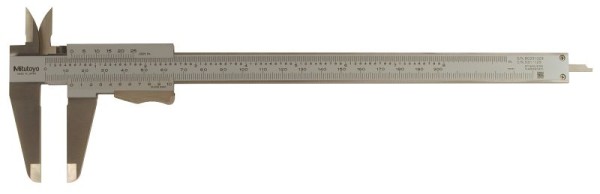 Mitutoyo Vernier Caliper, 200mm/8 In, .02mm/.001 In, Tc, Dual Scale, 531-129