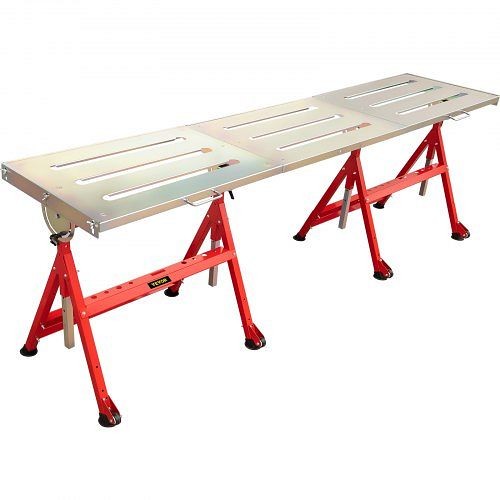 VEVOR Welding Table 90" x 20" Steel Welding Table Nine 1.1"/28mm Slots, HJT9020YC00000001V0