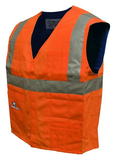 TechNiche Evaporative Cooling ANSI CL 2 Traffic Safety Vest, Orange, 2XL/3XL, 6538-OR-2XL/3XL