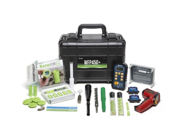 Wagner Meters WFP450+ Rapid RH® L6 Professional Flooring Installer Kit with both Datagrabbers® and Bluetooth® Datagrabbers®, Celsius, 880-ROWFP-452