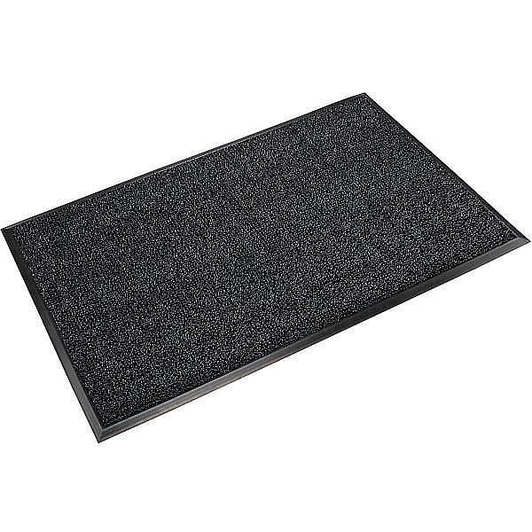 Crown Matting Technologies Commercial Clean Machine Mat 3'x5' Nosed-All All-Purpose Charcoal, CA AE35AC