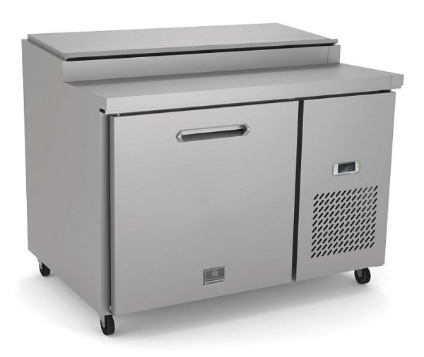 Kelvinator Commercial 1-door pizza preparation table, 50", R290 refrigerant gas, +33/+41°F, stainless steel, 738252
