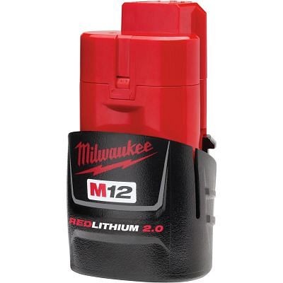 Milwaukee M12 Redlith Cp2.0 Battery, 48-11-2420