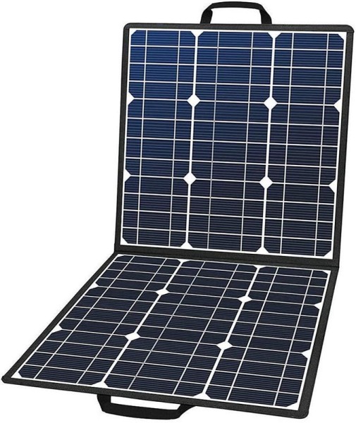 FlashFish Portable Solar Panel 50W 18V, S18V50W