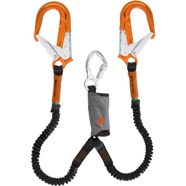 Skylotec SKYSAFE PRO FLEX Y Double Leg with Two Orange Large Aluminum Rebar Hooks, L-0623-1,8