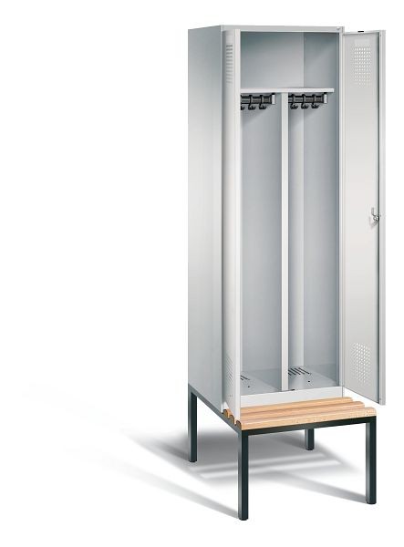 CP Furniture Wardrobe S 3000 Evolo, bench underneath, Compartment width 600 mm, 49052-20