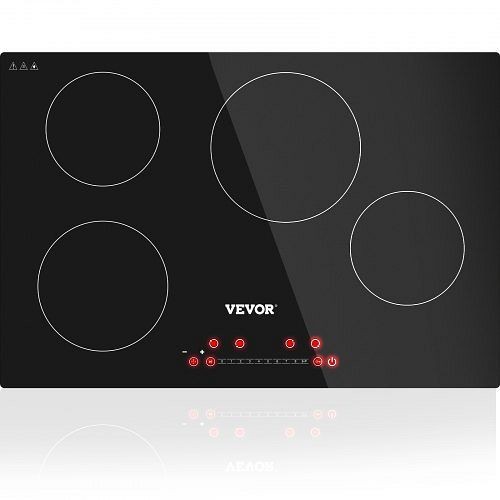VEVOR Electric Induction Cooktop Built-in Stove Top 4 Burners 30.3x20.5in, QRSCKDC30220VG35MV4