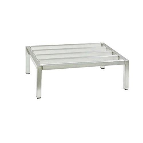 New Age Industrial Dunnage Rack, 36"W x 24"D x 8"H, All Welded Aluminum Construction, 6014