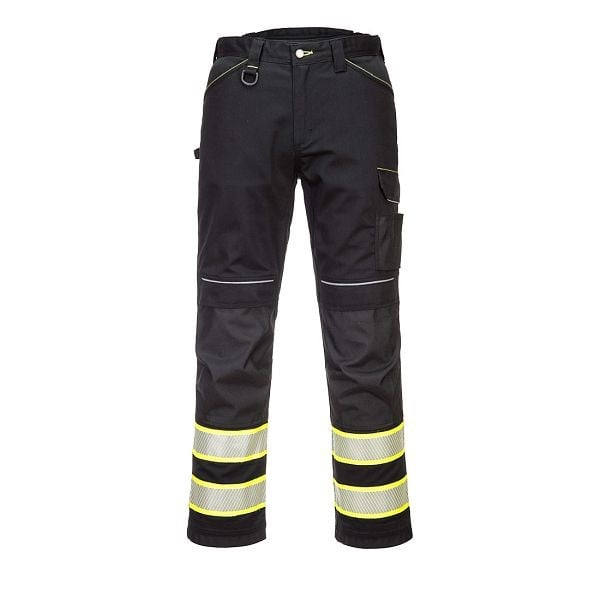 Portwest Iona Plus Work Pants, Black, 28, Regular, F142BKR28