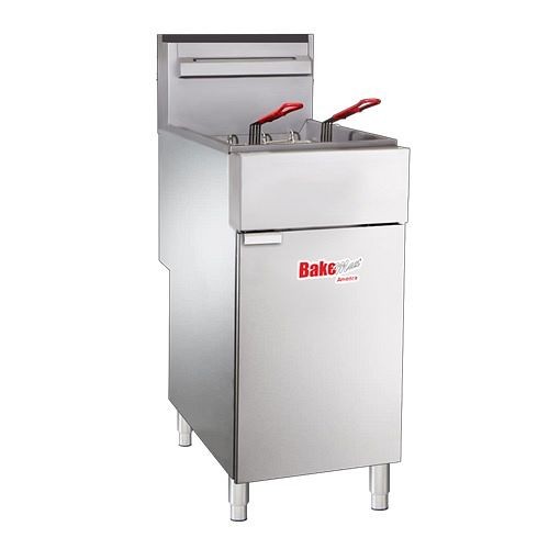 BakeMax 70lb Natural Gas Fryer, 150,000BTU, BAKEG70