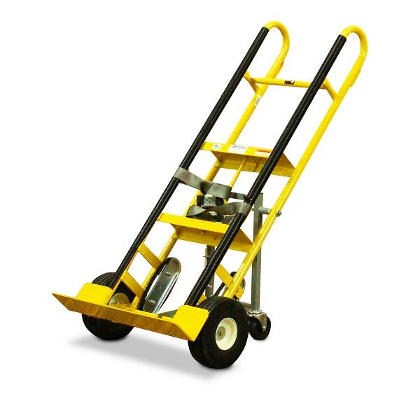 SNAP-LOC 500 lb 4 Wheel Appliance E-Track Hand Truck Cart with Cinch, SLV0500ACY