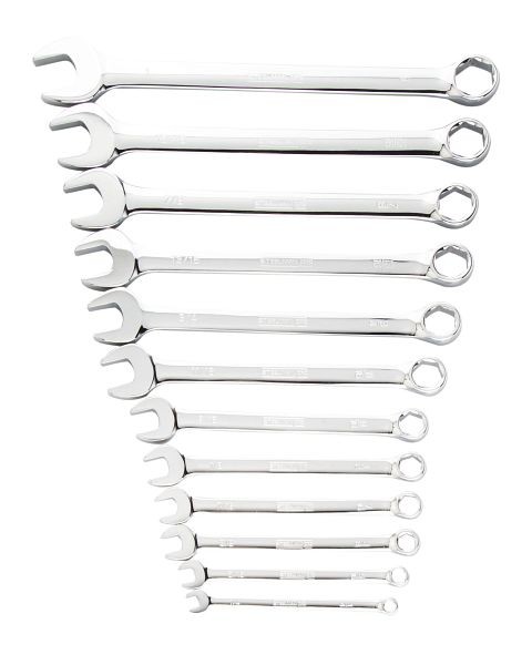 STEELMAN SAE 6-Point Combination Wrench Set, 12 Pieces, 78535