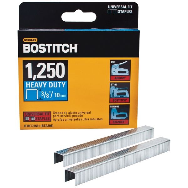 Bostitch 1250-Count 3/8-In-In Heavy-Duty Staples, BTHT73531
