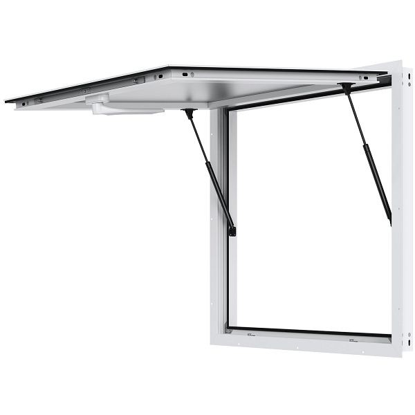 VEVOR Concession Window 36"x36", Aluminum Alloy Food Truck Service Window with Awning Door & Drag Hook, FWCK36X36INC0H2VGV0