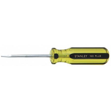 Stanley General Purpose Cabinet Slotted Screwdriver 3/16" Round, 3", 66-183-A