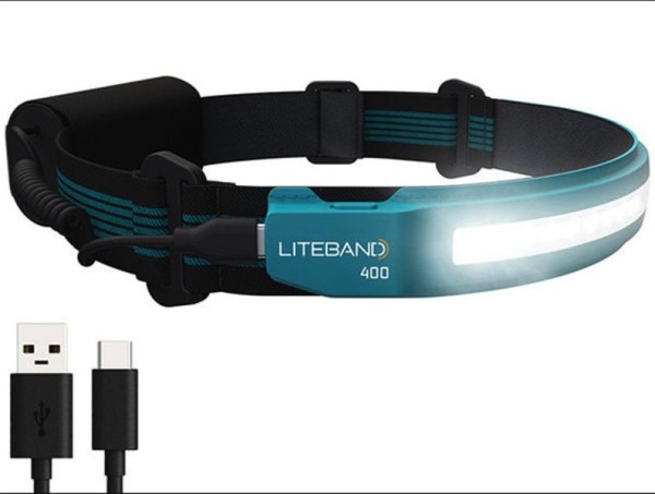 LiteBand Activ 400 Headlamp 400 Lumens Ocean, LBA400-L18O