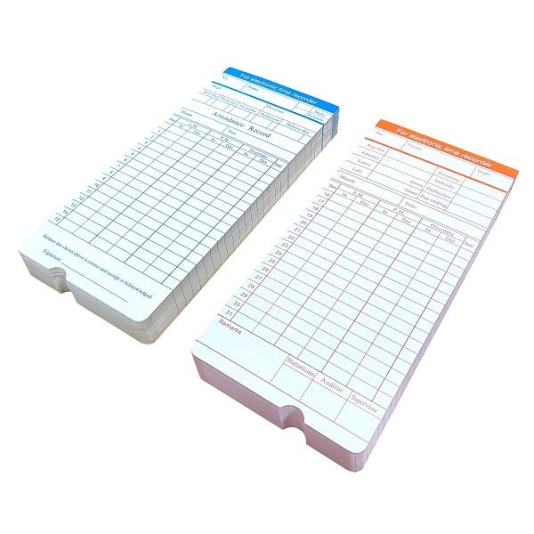 VEVOR Time Cards, Monthly Timesheets, 100 Pieces, RMDKZKZZS1003I6RFV0