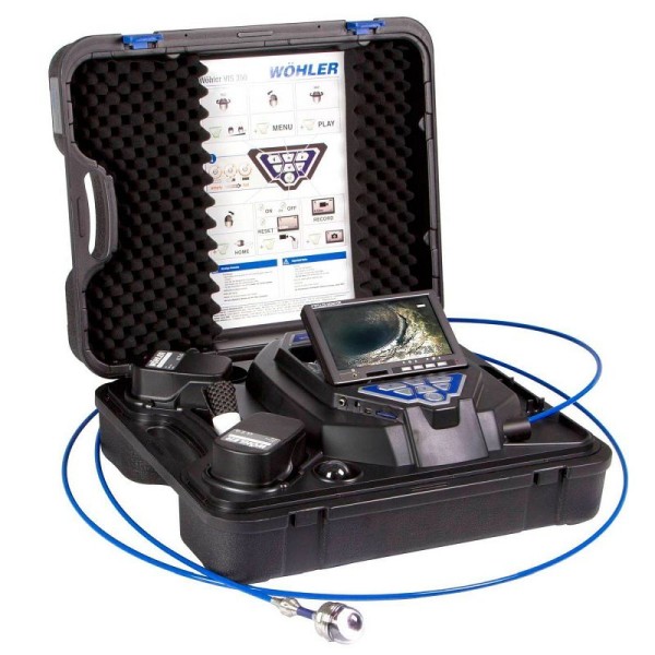 Wohler VIS 350 PLUS Inspection Camera with 1.5" & 1" Camera Head, 8927
