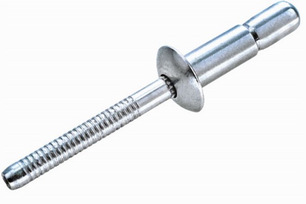 Goebel Go-Lock Blind Rivet Steel/Steel 1/4" Dome Head, Grip Range: .080-.375, 250 Pieces, SBS-86-GL