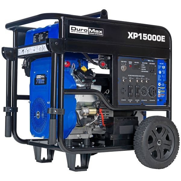 DuroMax 15,000 Watt Gasoline Portable Generator, XP15000E