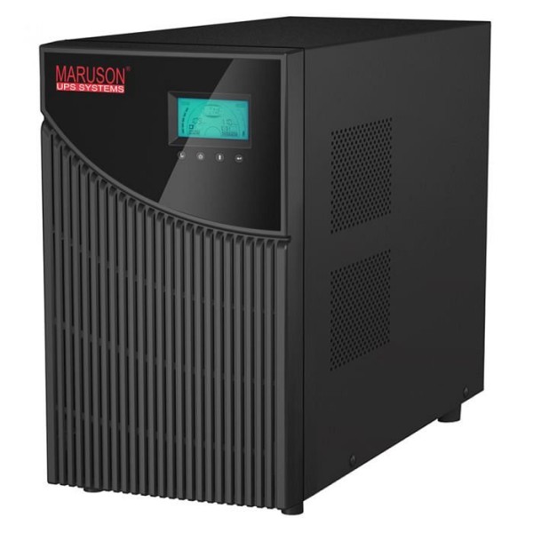 Maruson Technology 2000VA Online Uninterruptible Power Supply Unit with Terminal, 6 Outlets, TAC-LV2K