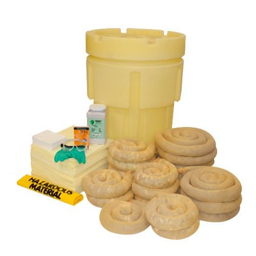 ENPAC 65 Gallon Salvage Drum Spill Kit- Aggressive, Yellow, 1361-YE