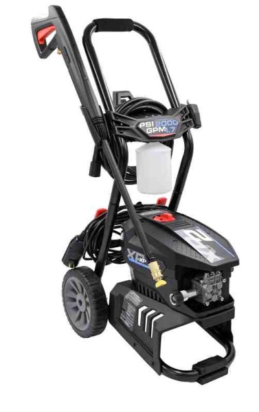 AR North America Blue Clean Electric Pressure Washer, 2000 PSI, 1.7 GPM, Two Wheel Trolley, BC XP2 2000