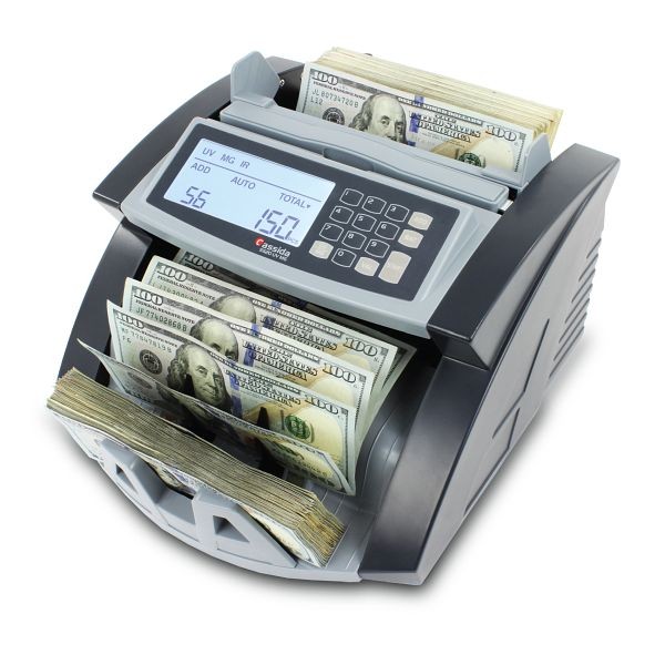 Cassida UV/MG Money Counter with ValuCount, UV/MG/IR Counterfeit Detection, Add and Batch Mode, B-5520UM