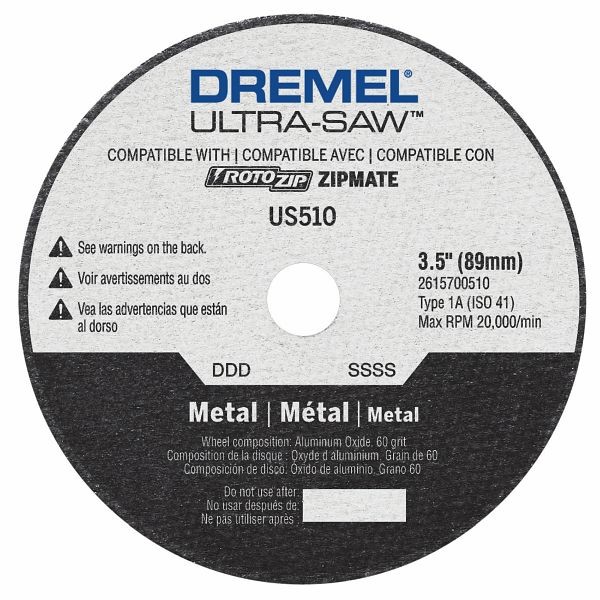 Dremel 3.5" Metal Cut-Off Wheel, 2615U510AA