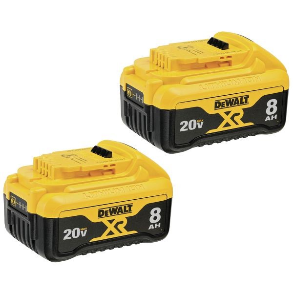 DeWalt 20V Max XR 8Ah Battery-2 Pack, DCB208-2