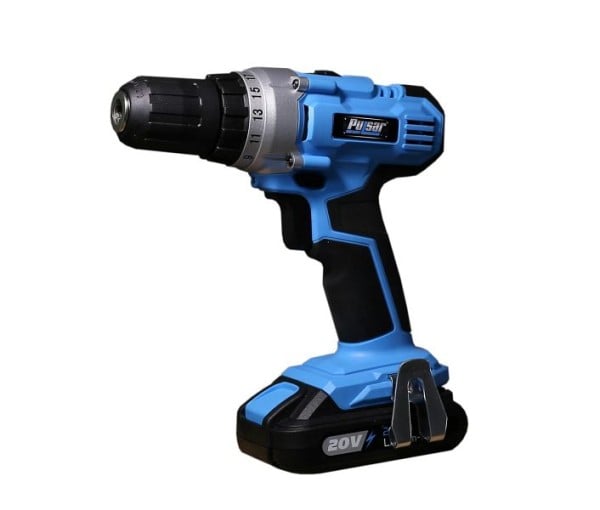 Pulsar 20V, 19+1 Torque Settings, Lithium-Ion Cordless Drill/Driver with Belt Clip & LED Spotlight, PT2520